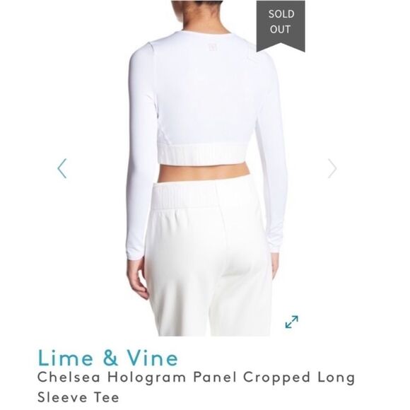 Lime & Vine “Disrupt the Norm” Chelsea Crop Top - Picture 2 of 8